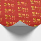 Happy Chinese New Year Geschenkpapier (Ecke)