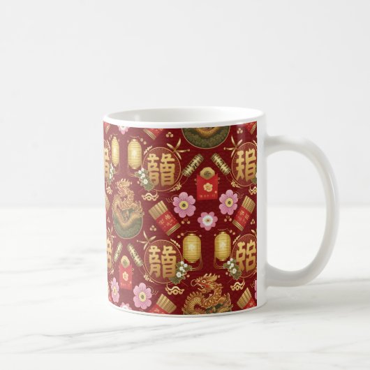 Happy Chinese New Year Gift Idea Kaffeetasse (Rechts)