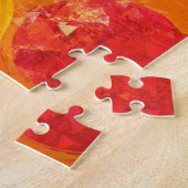 Happy Chinese New Year Gruß in Red and Gold Puzzle (Seite)