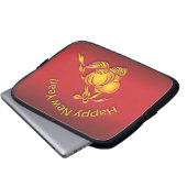 Happy Chinese New Year! Laptopschutzhülle (Vorne Knopf)