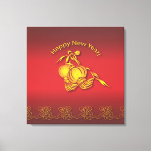 Happy Chinese New Year! Leinwanddruck