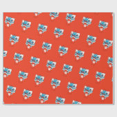 Happy Chinese New Year - Lion Dance Geschenkpapier (Flach)