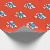 Happy Chinese New Year - Lion Dance Geschenkpapier (Ecke)