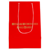 Happy Chinese New Year Mittlere Geschenktüte (Rückseite)