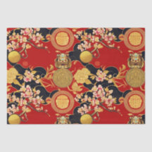 Happy Chinese New Year Moderne Asian Muster