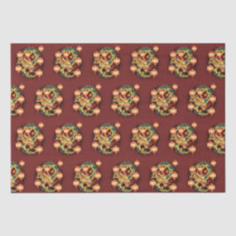 Happy Chinese New Year Moderne Asian Muster Seidenpapier