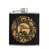 Happy Chinese New Year of the Rabbit Flachmann (Vorderseite)