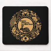 Happy Chinese New Year of the Rabbit Mousepad (Vorne)