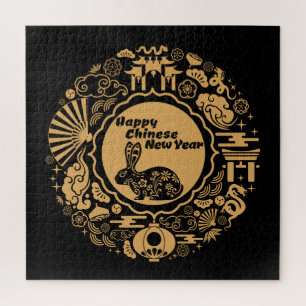 Happy Chinese New Year of the Rabbit Puzzle