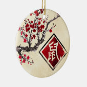 Happy Chinese New Year of the Rat - 2020 Keramik Ornament (Rechts)