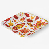 Happy Chinese New Year Pappteller (Gewinkelt)