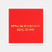 Happy Chinese New Year Serviette (Vorderseite)