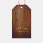 Happy Chinese New Year Wood Dragon 2024 GT Geschenkanhänger (Rückseite)