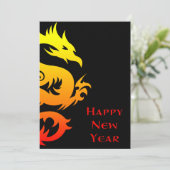 Happy Chinese new year : year of the dragon 2012 Einladung (Stehend Vorderseite)