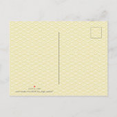 Happy Chinese Rat New Year 2020 Paper-cut 1 HHP Ankündigungspostkarte (Rückseite)