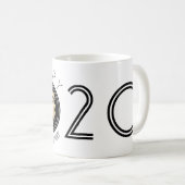 Happy Chinese Rat New Year 2020 White Tasse 3 (VorderseiteRechts)
