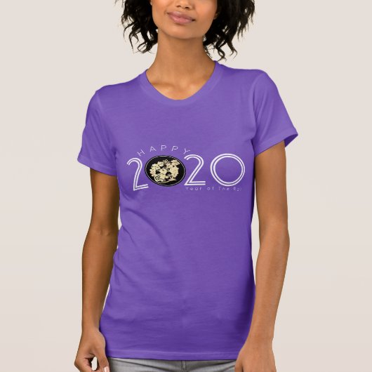 Happy Chinese Rat New Year 2020 Women T-Shirt 4 (Vorderseite)