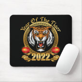Happy Chinesisch Neujahr 2022 Jahr des Tiger Mousepad (Mit Mouse)