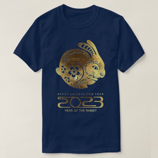 Happy Chinesisch Neujahr 2023 Chinesisches Jahr de T-Shirt (Design vorne)