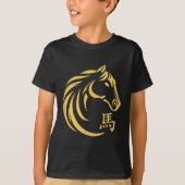 Happy Chinesisch Neujahr Art 2026 Crescent Jahr T T-Shirt (Vorderseite)