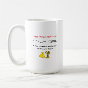Happy Chinesisch Neujahr der Ratte! Kaffeetasse