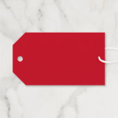 Happy Chinesisches Neujahrsminimalistisches Zollgo Geschenkanhänger (Rückseite (Horizontal))