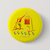 Happy Chistmas Button (Vorderseite)