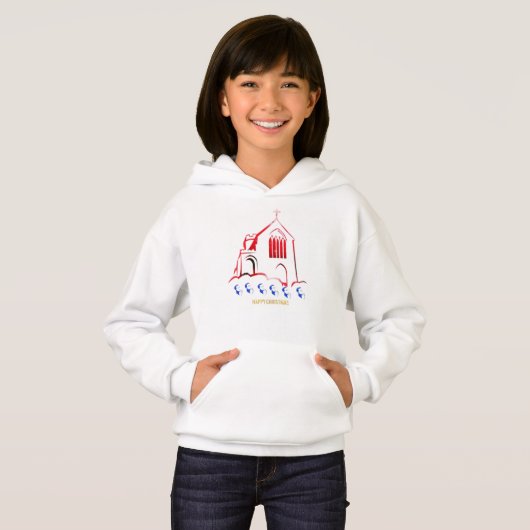Happy Chistmas Hoodie (Vorne ganz)