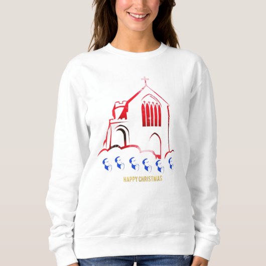 Happy Chistmas Sweatshirt (Vorderseite)