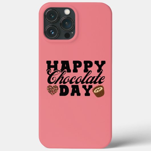Happy Chocolate Day, Chocolate Lover's Joyful Case-Mate iPhone Hülle (Rückseite)