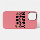 Happy Chocolate Day, Chocolate Lover's Joyful iPhone Hülle (Rückseite (Horizontal))