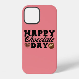 Happy Chocolate Day, Chocolate Lover's Joyful iPhone 12 Hülle