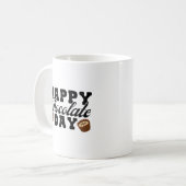 Happy Chocolate Day, Chocolate Lover's Joyful Kaffeetasse (Vorderseite Links)