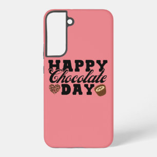 Happy Chocolate Day, Chocolate Lover's Joyful Samsung Galaxy Hülle