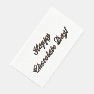 Happy Chocolate Day Serviette