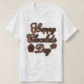Happy Chocolate Day typography T - Shirt Design (Design vorne)