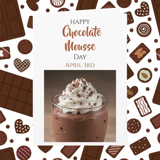 Happy Chocolate Mousse Day | April 3rd | Recipe Karte