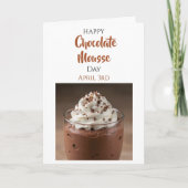 Happy Chocolate Mousse Day | April 3rd | Recipe Karte (Vorderseite)