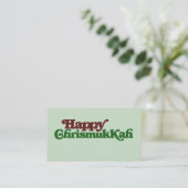 Happy Chrismukkah Begleitkarte (Stehend Vorderseite)