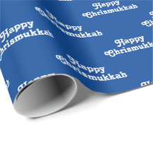 Happy Chrismukkah blauer weißer jüdischer Urlaub n