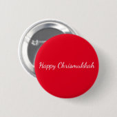 Happy Chrismukkah Button (Vorne & Hinten)