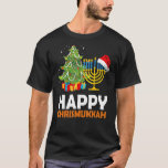 Happy Chrismukkah Christbaum Menorah Chanukah T-Shirt<br><div class="desc">Happy Chrismukkah Christbaum Menorah Chanukah</div>