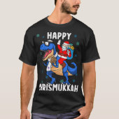 Happy Chrismukkah Funny Hanukkah Christmas Jewi Sh T-Shirt (Vorderseite)
