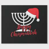 Happy Chrismukkah Funny Hanukkah und Weihnachten Geschenkpapier (Flach)