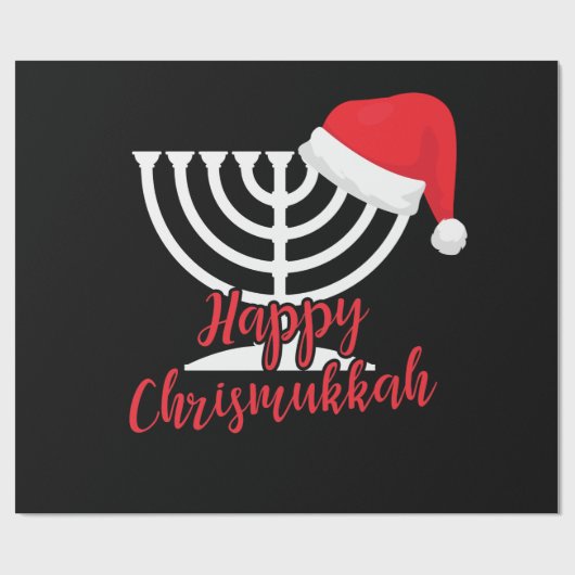 Happy Chrismukkah Funny Hanukkah und Weihnachten Geschenkpapier (Flach)