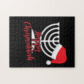 Happy Chrismukkah Funny Hanukkah und Weihnachten Puzzle (Horizontal)