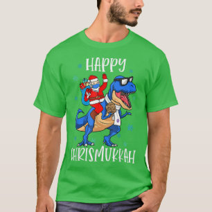 Happy Chrismukkah Funny Hanukkah Weihnachten Juden T-Shirt