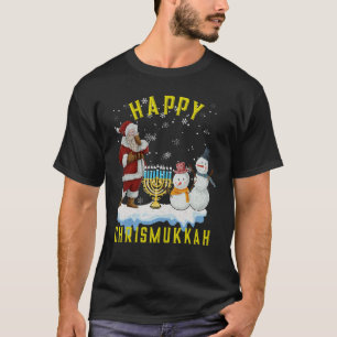 Happy Chrismukkah Funny Hanukkah Weihnachtsjuwis T-Shirt