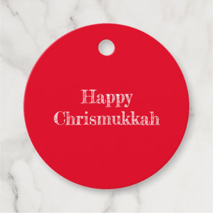 Happy Chrismukkah-Geschenk-Tag Geschenkanhänger