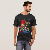 Happy Chrismukkah Gnome Christmas Hanukkah T-Shirt (Vorne ganz)